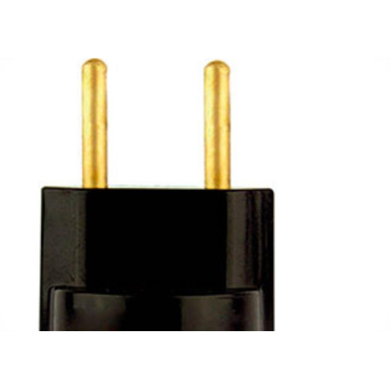 Pino Porta Lampada Foxlux Preto 43.06T - Kit C/20 Unidades