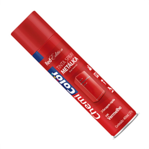 Spray Chemicolor Metalica Vermelho 400Ml Spray Chemicolor Metalica Vermelho 400Ml