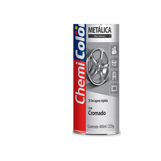 Spray Chemicolor Metalica Cromado 400Ml Spray Chemicolor Metalica Cromado 400Ml