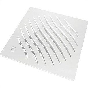 Grelha Plast Quad Branco 10X10 Tigre