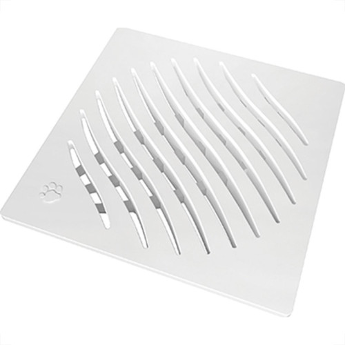 Grelha Plast Quad Branco 10X10 Tigre