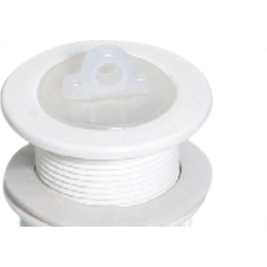 Valvula Plast Tanque Luconi 1.1/2 Branco - Kit C/25 Unidades Valvula Plast Tanque Luconi 1.1/2 Branco - Kit C/25 Unidades