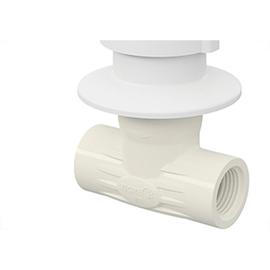 Registro Tigre Chuveiro Branco 25Mm Comp Ll Registro Tigre Chuveiro Branco 25Mm Comp Ll