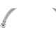 Engate Cromado Flex Higiban 40Cm Malha Inox