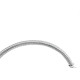 Engate Cromado Flex Higiban 40Cm Malha Inox