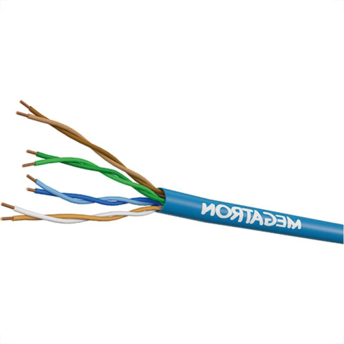 Fio Cabo Rede Megatron Cat5E 100M Azul Fio Cabo Rede Megatron Cat5E 100M Azul