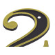 Numero Colonial Emave 2 Dourado Numero Colonial Emave 2 Dourado