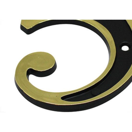 Numero Colonial Emave 5 Dourado