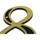 Numero Colonial Emave 8 Dourado Numero Colonial Emave 8 Dourado