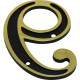Numero Colonial Emave 9 Dourado Numero Colonial Emave 9 Dourado