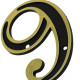Numero Colonial Emave 9 Dourado Numero Colonial Emave 9 Dourado