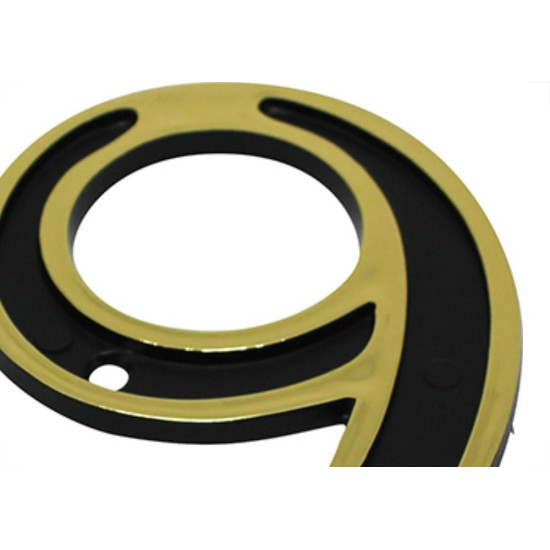 Numero Colonial Emave 9 Dourado Numero Colonial Emave 9 Dourado
