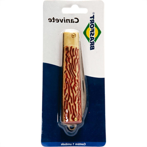 Canivete Inox Lam.Larga Brasfort 8119 Canivete Inox Lam.Larga Brasfort 8119
