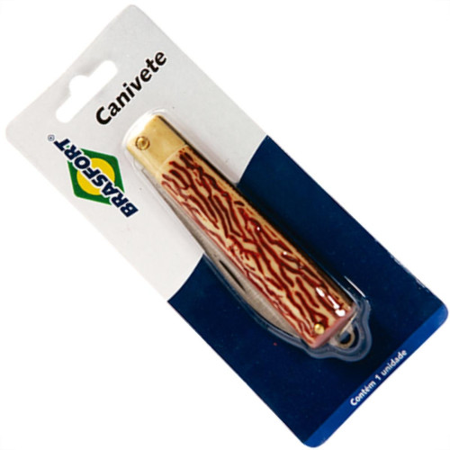 Canivete Inox Lam.Larga Brasfort 8119 Canivete Inox Lam.Larga Brasfort 8119
