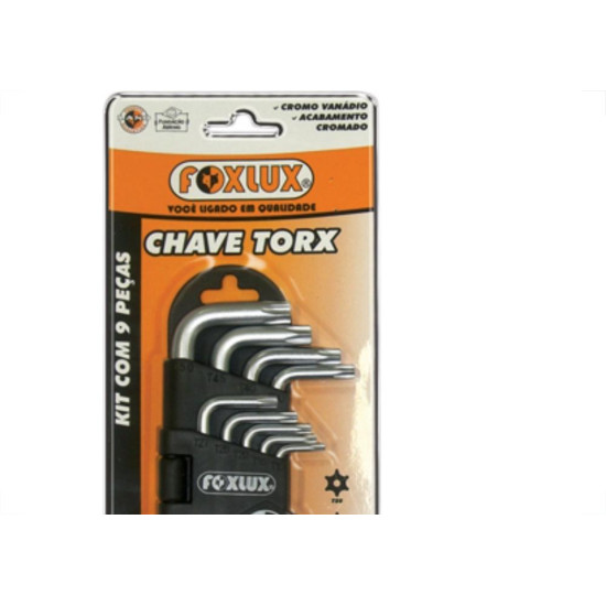 Jogo Chave Torx 09Pc T10 T50 Famastil Jogo Chave Torx 09Pc T10 T50 Famastil
