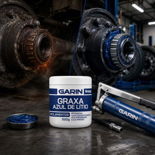 Graxa De Litio Azul 500G Pote Garin