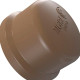 Caps Tigre PVC Liso Liso D 1.1/4 Marrom Caps Tigre PVC Liso Liso D 1.1/4 Marrom