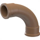 Curva Tigre PVC Liso Liso D 1.1/4 X 90 Marrom Curva Tigre PVC Liso Liso D 1.1/4 X 90 Marrom