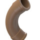 Curva Tigre PVC Liso Liso D 1.1/4 X 90 Marrom Curva Tigre PVC Liso Liso D 1.1/4 X 90 Marrom