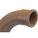 Curva Tigre PVC Liso Liso D 1.1/4 X 90 Marrom Curva Tigre PVC Liso Liso D 1.1/4 X 90 Marrom