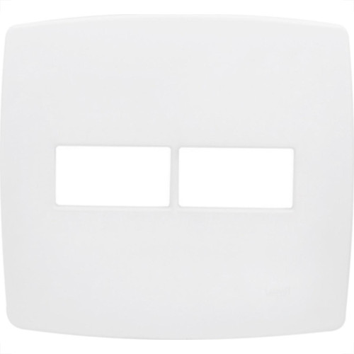 Espelho Placa Radial Modular Branco 4X4 2Mod 1703011