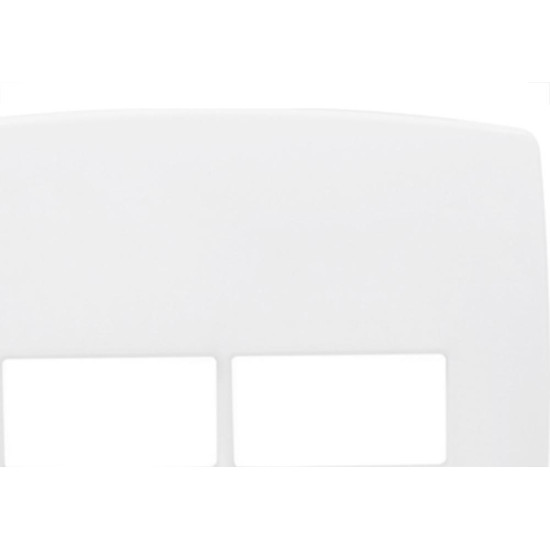 Espelho Placa Radial Modular Branco 4X4 2Mod 1703011