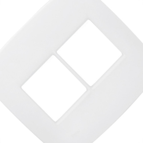 Espelho Placa Radial Modular Branco 4X4 4Mod 1703007
