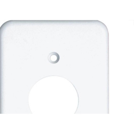 Espelho Placa Radial Pollar 1702003 4X2 1Tomada Red