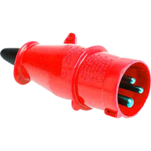 Plug Steck 2P+T 16A 380/440V 9H Vermelho 3079 Plug Steck 2P+T 16A 380/440V 9H Vermelho 3079