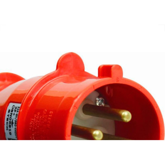Plug Steck 2P+T 32A 380/440V 9H Vermelho 3279 Plug Steck 2P+T 32A 380/440V 9H Vermelho 3279