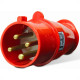Plug Steck 3P+T 16A 380/440V 6H Vermelho 4076 Plug Steck 3P+T 16A 380/440V 6H Vermelho 4076