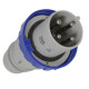 Plug Steck 3P+T 63A 200/250V 9H Azul 4579 Plug Steck 3P+T 63A 200/250V 9H Azul 4579