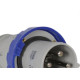 Plug Steck 3P+T 63A 200/250V 9H Azul 4579 Plug Steck 3P+T 63A 200/250V 9H Azul 4579