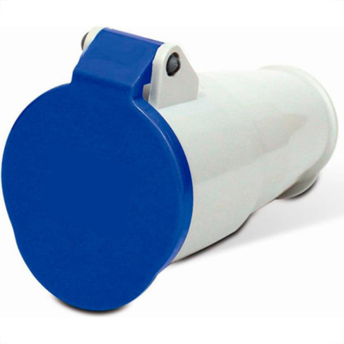 Acoplamento Steck 2P+T 16A 200/250 Azul 3056 Acoplamento Steck 2P+T 16A 200/250 Azul 3056