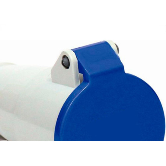 Acoplamento Steck 2P+T 32A 200/250 Azul 3256