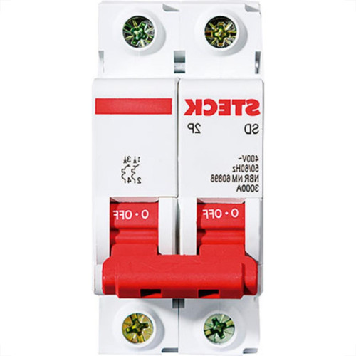 Kit C/4 - Disjuntor Steck Din Bipolar 06A Sd62 3Ka Kit C/4 - Disjuntor Steck Din Bipolar 06A Sd62 3Ka