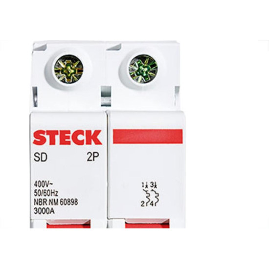 Kit C/4 - Disjuntor Steck Din Bipolar 16A Sd62 3Ka Kit C/4 - Disjuntor Steck Din Bipolar 16A Sd62 3Ka