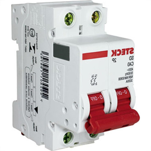 Kit C/4 - Disjuntor Steck Din Bipolar 40A Sd62 3Ka Kit C/4 - Disjuntor Steck Din Bipolar 40A Sd62 3Ka