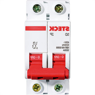 Kit C/4 - Disjuntor Steck Din Bipolar 63A Sd62 3Ka