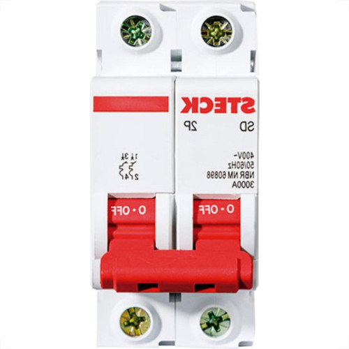 Kit C/3 - Disjuntor Steck Din Bipolar 80A Sd2 10Ka Kit C/3 - Disjuntor Steck Din Bipolar 80A Sd2 10Ka