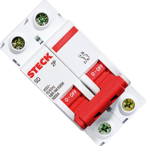 Kit C/3 - Disjuntor Steck Din Bipolar 80A Sd2 10Ka Kit C/3 - Disjuntor Steck Din Bipolar 80A Sd2 10Ka
