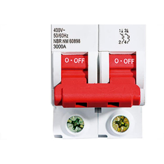 Kit C/4 - Disjuntor Steck Din Bipolar 100A Sd2 10Ka Kit C/4 - Disjuntor Steck Din Bipolar 100A Sd2 10Ka