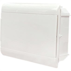 Centrinho Steck Pvc 12 Disjuntor Din Embutir Branco