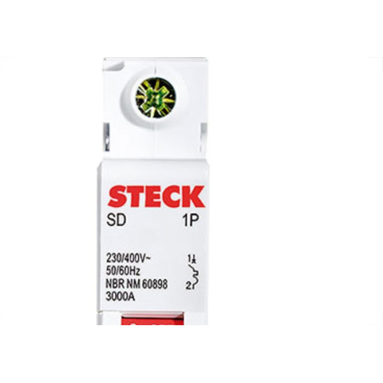 Kit C/5 - Disjuntor Steck Din Unipolar 06A Sd61 3Ka