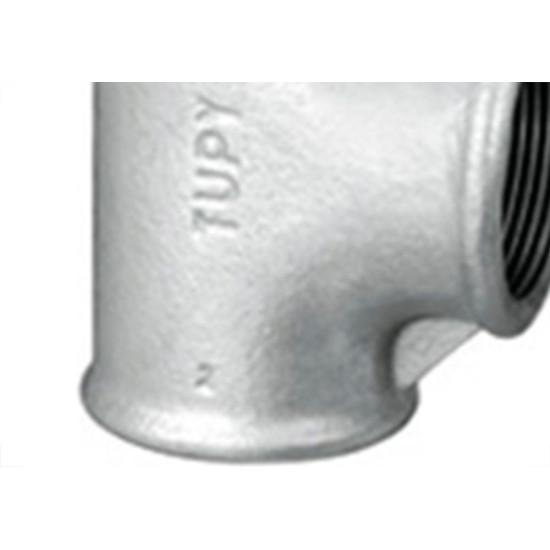 Tee Ferro Galvonizado Tupy D 1.1/4 Tee Ferro Galvonizado Tupy D 1.1/4