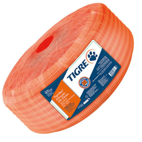 Conduite Corrugado Laranja Tigre 1-32Mm Rl 25 Conduite Corrugado Laranja Tigre 1-32Mm Rl 25