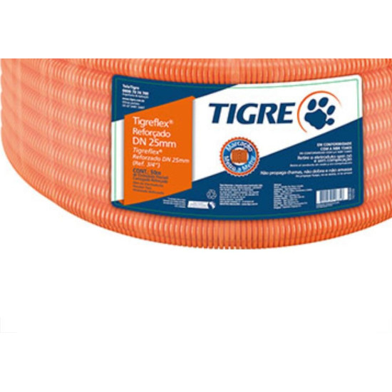 Conduite Corrugado Laranja Tigre 1-32Mm Rl 25 Conduite Corrugado Laranja Tigre 1-32Mm Rl 25