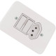 Kit C/2 - Conjunto Radial Pollar 1901111 2Pp 1Tomada 10A
