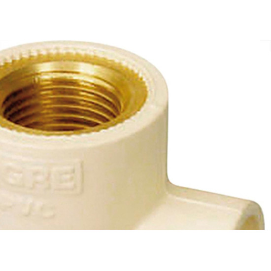 Cotovelo Transicao Aquatherm 22Mx1/2