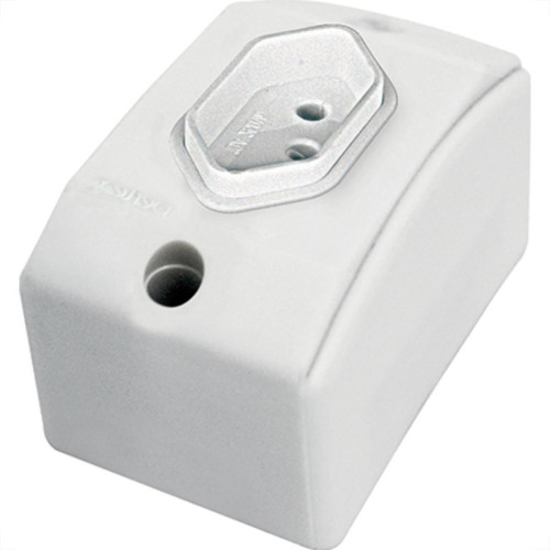 Tomada Externa Perlex 2P+T 20A Ret 715Br Tomada Externa Perlex 2P+T 20A Ret 715Br